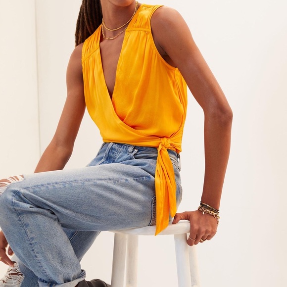 Beautiful Fall- Maeve by Anthropologie Tank Top Blouse - Picture 6 of 6